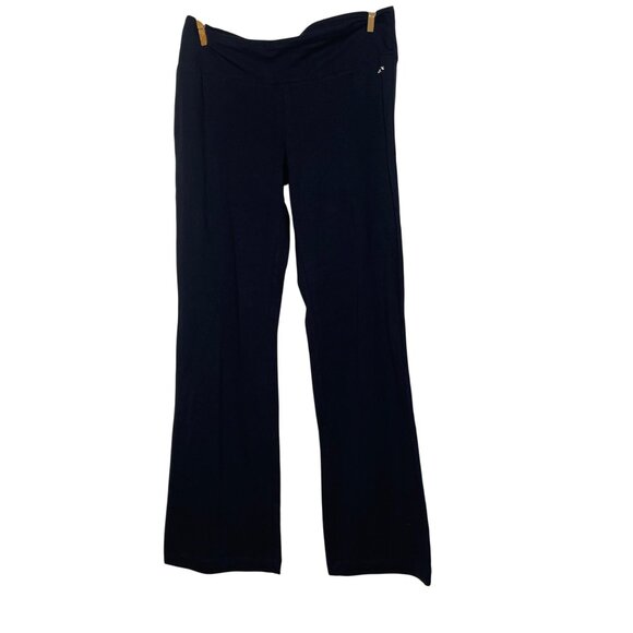 Jockey Stretch Cotton Bootcut Leggings Blue Sz MED PETITE - Picture 1 of 4
